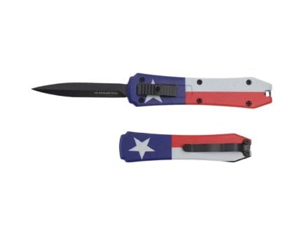 Master Cutlery 5.25" Mini OTF Knife, Texas Flag - OK-09-08