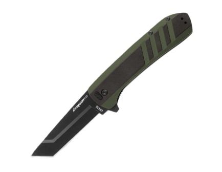 OUTDOOR EDGE RAZOR VX4 | BLK G10 OVER GREEN G10 W/ BLK TANTO | BLK HARDWARE | CERAMIC BEARINGS - VX430B-C