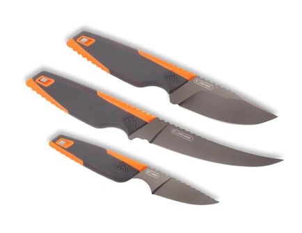 OUTDOOR EDGE VANTEX | 4-PIECE ROLL PACK KIT | DROP POINT, BONING, CAPING, SHARPENER - VNTX4-C