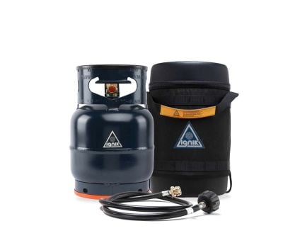 Ignik Gas Growler 5.0 Deluxe, 5lb Empty Propane Tank, Black Case - IGPRO-00725BK
