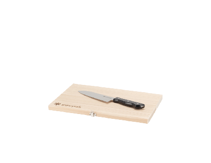 Snow Peak Chopping Board Set L Camp Kitchen Prep Board, Natural Wood - CS-208