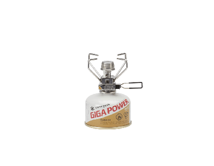 Snow Peak GigaPower Stove 2.0 Auto Backpacking Stove, Silver - GS-100AR2-US