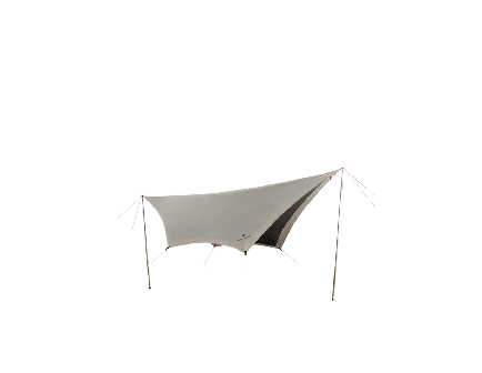 Snow Peak Takibi Tarp Hexa Set Camping Tarp, Ivory - TP-440S-US