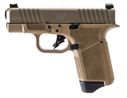 GFORCE ARMS GF9 RAPTURE-X 3.25" 9MM 12RD, FDE