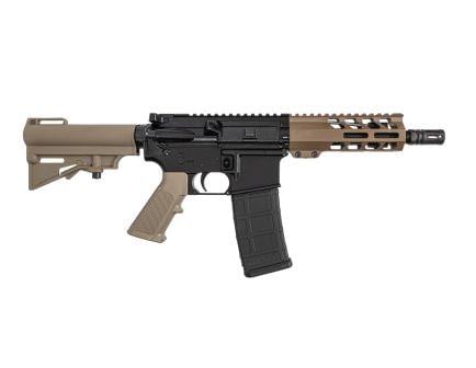 PSA 7" 300 Blackout Nitride 6" Lightweight  M-Lok Classic Stealth HAR-15 Pistol, FDE