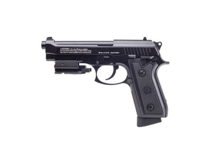 Crosman Full Auto P1 - Black, Full Auto Air Pistol with Laser - CFAMP1L