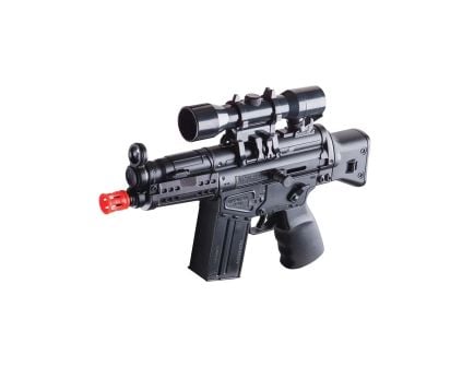 Game Face M74 Mini 6mm Airsoft Rifle, Dual Power, Black - GFAPM74DPB