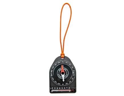Brunton Tag-Along Chill Compass, Fahrenheit, Black/Orange - F-9045-OR