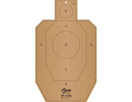 EZ Aim IPSC IDPA Corrugated Silhouette - Approx 18 X 30 - 15684