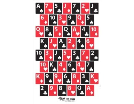 EZ Aim Deck Of Cards Target & Backer - Corrugated - 23 X 35 - 15733
