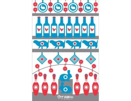 EZ Aim Shooting Gallery Target & Backer - Corrugated - 23 X 35 - 15734