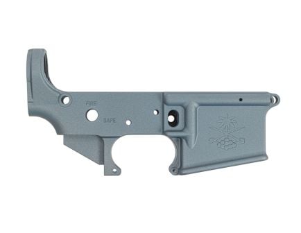 Sabre-15 Stripped Lower Receiver, Blue Titanium