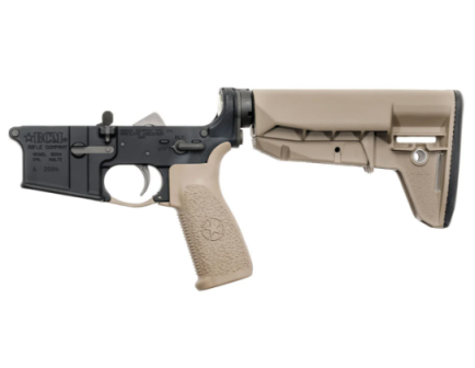 Bravo Company BLEM Complete Lower Receiver w/ Mod-2 SOPMOD Stock, FDE
