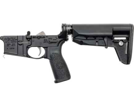 Bravo Company BLEM Complete Lower Receiver w/ Mod-2 SOPMOD Stock Black