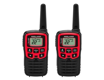 Midland X-TALKER Two Way Radios, Black/Red - T31VP