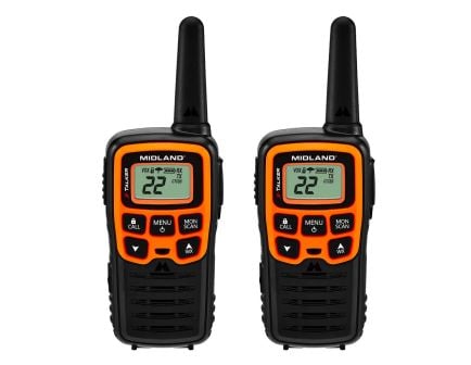 Midland X-Talker Two Way Radios, Black/Orange - T51VP3