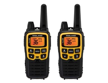 Midland X-TALKER Two Way Radios, Black/Yellow - T61VP3