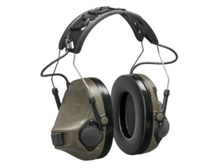 3M Peltor ComTac VIII Hearing Defender 23dB Electronic Earmuff, OD Green