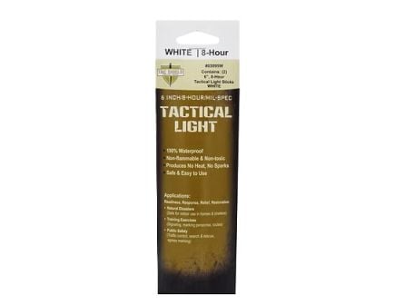 Tac Shield Tactical 8 Hour Light Stick - 2 Pack, 6 INCH, White - 03095W