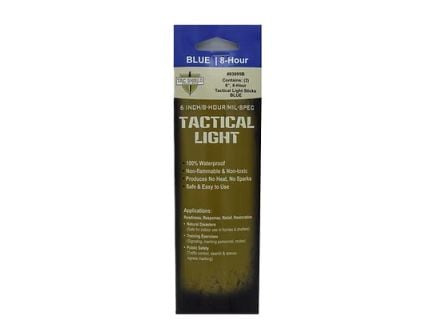 Tac Shield Tactical 8 Hour Light Stick - 2 Pack, 6 INCH, Blue - 03095B