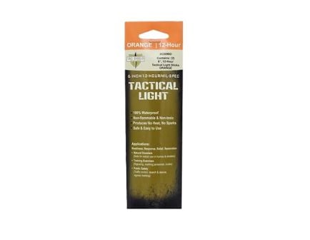 Tac Shield Tactical 12 Hour Light Stick - 2 Pack, 6 INCH, Orange - 03096O