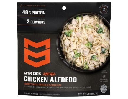 MTN OPS High Protein Freeze Dried Meal, Chicken Alfredo
