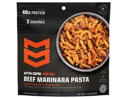 MTN OPS High Protein Freeze Dried Meal, Pasta Marinara
