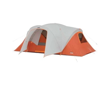 CORE Extended Dome Plus 9-Person Tent with Vestibule, Orange/Gray - 40270