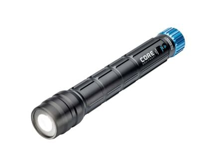 CORE Equipment 1500 Lumen Rechargeable Flashlight, Black - 40076