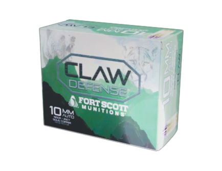 Fort Scott Claw Defense 10mm 190gr FN Ammo, 20rd Box - 10MM190SCVFNCD