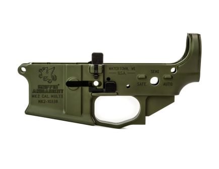 BLEM Griffin Armament MK2 AR-15 Lower Receiver, Warhawk Green