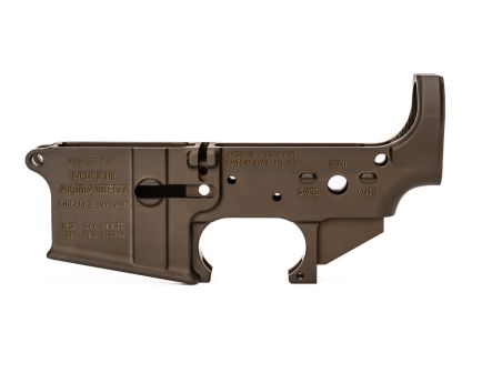 BLEM Griffin Armament MK1 AR-15 Stripped Lower Receiver, Terra Brown