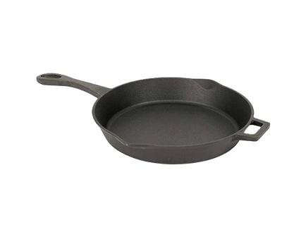 Bayou Classic 12-Inch Cast Iron Skillet, Black - 7432