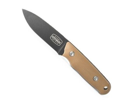 Civilware Packer, Coyote Brown/Black Fixed Blade Knife