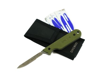 Civilware IBK Scalpel Fixed, OD Green