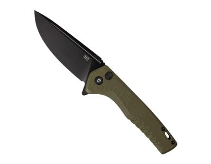 Tekto Knives F3 Charlie Folding Knife, OD Green