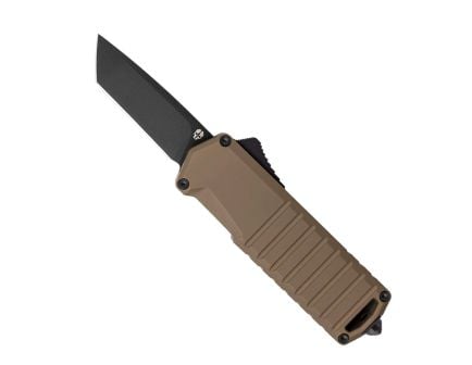 Tekto Knives A2 Badger OTF Knife, Desert Aluminum