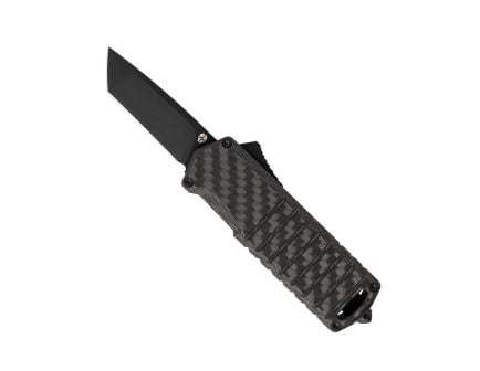 Tekto Knives A2 Badger OTF Knife, Carbon Fiber