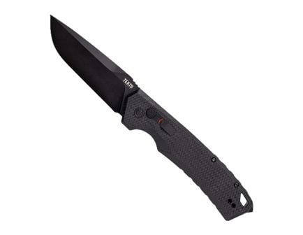 Tekto Knives A3 Delta Auto Folding Knife, Black
