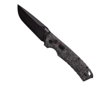 Tekto Knives A3 Delta Auto Folding Knife, Forged Carbon