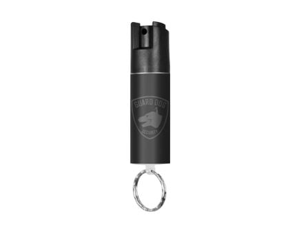 Guard Dog 1/2 oz Keychain Pepper Spray with Colored Stickers - Black