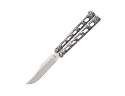 Bear & Son 4" SILVER VEIN BUTTERFLY KNIFE