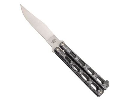 Bear & Son 4" SILVER VEIN BUTTERFLY KNIFE