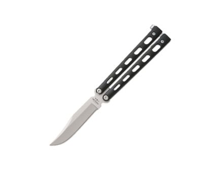 Bear & Son 4" BLACK BUTTERFLY KNIFE