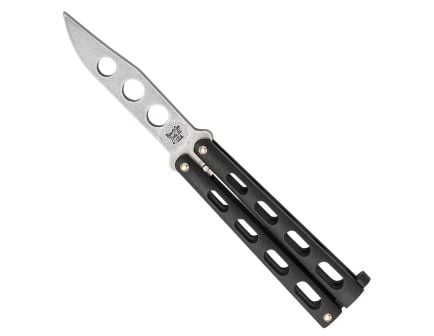 Bear & Son 4" BLACK BUTTERFLY TRAINER KNIFE