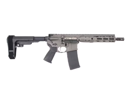 LWRC IC DI 10.5" .300 Blackout AR Pistol w/ SBA3 Brace, Tungsten Grey