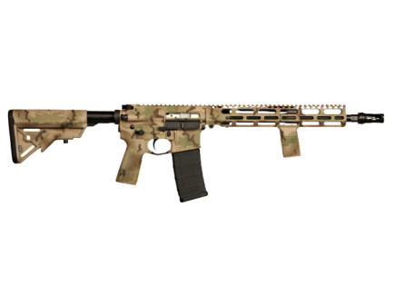 VKTR VK1 13.7" P&W 5.56 NATO AR Rifle w/ HUX WRX XL QD, Operational Field Camouflage