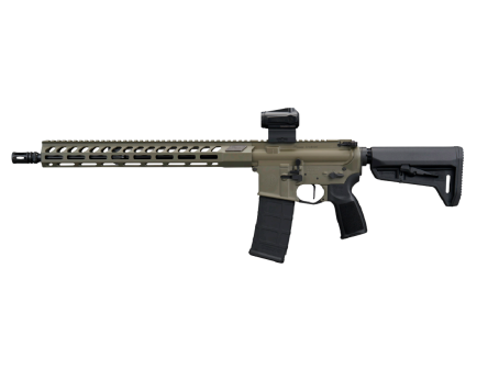 Sig Sauer M400 Forge 16" 5.56 NATO 30rd AR Rifle w/ ROMEO-MSR Gen II Red Dot, Moss Green