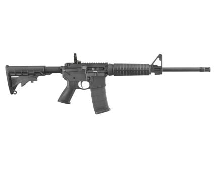 Ruger AR-556 16" 5.56 NATO 30rd AR Rifle w/ Flip Up Sights, Black