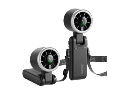 Diveblues JetForce Handheld Fan, Black